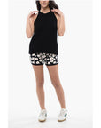 AllSaints Solid Color Crochet Top