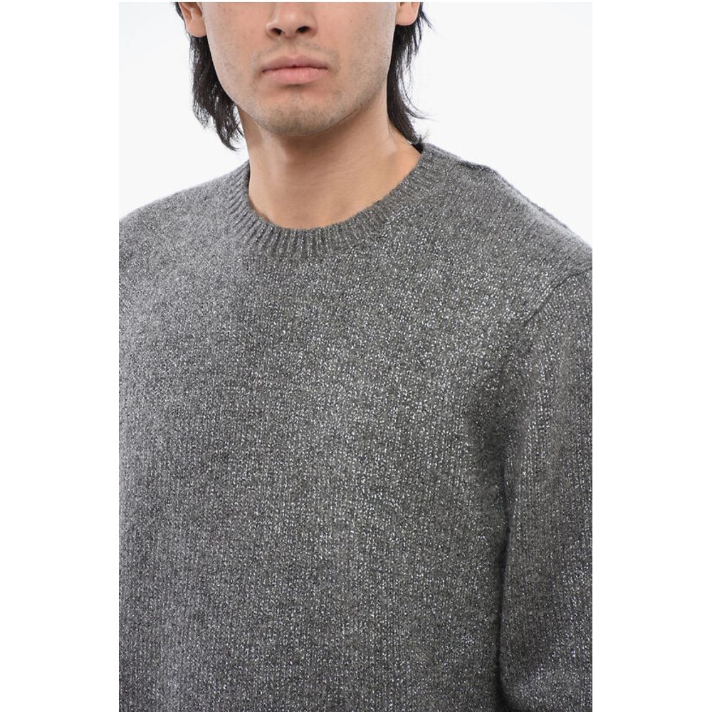 AllSaints Lurex and Wool Blend NEBULA Crew-neck Sweater