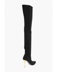 Balmain Monogrammed Over-the-knee Boots