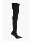 Balmain Monogrammed Over-the-knee Boots