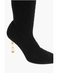 Balmain Monogrammed Over-the-knee Boots