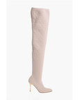 Balmain Monogrammed Over-the-knee Boots
