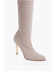 Balmain Monogrammed Over-the-knee Boots