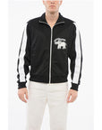 Kenzo Acetate ELEPHANT Track Sweatshirt with Side Contrasting Band