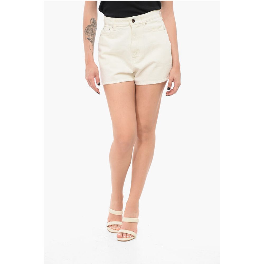 Kenzo Denim Shorts with Logoed Back Pocket