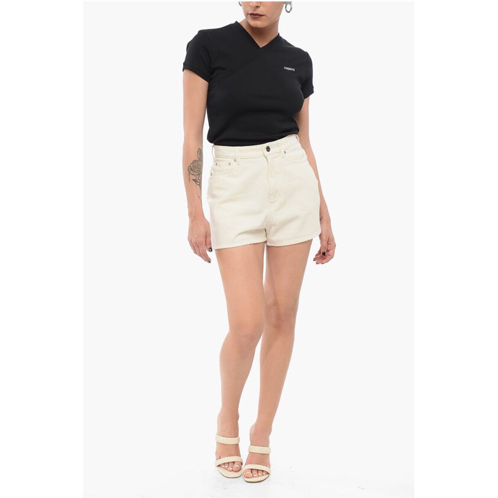 Kenzo Denim Shorts with Logoed Back Pocket