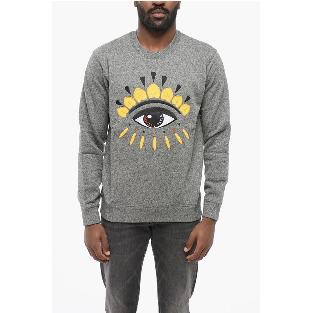 Kenzo Front Embroidered EYE CLASSIC Crew Neck Sweatshirt