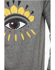 Kenzo Front Embroidered EYE CLASSIC Crew Neck Sweatshirt