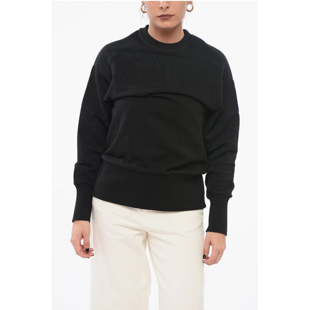 Kenzo Crew Neck Sweatshirt with Embroidered Logo