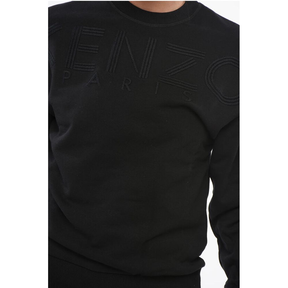 Kenzo Crew Neck Sweatshirt with Embroidered Logo