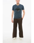 Kenzo Crew Neck EYE CLASSIC T-Shirt with Flocked Print