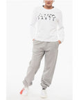 Kenzo Crew Neck Cotton Sweatshirt with Embroidered Logo