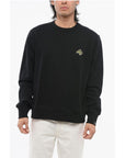 Rag&Bone Crew Neck Brushed Cotton Sweatshirt with Patch