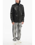 Rag&Bone Leather Overshirt with Flush Pockets