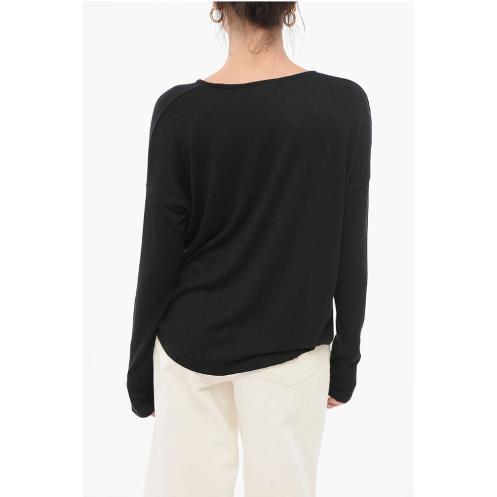 Rag&Bone V Neck Stretch Fabric Sweater