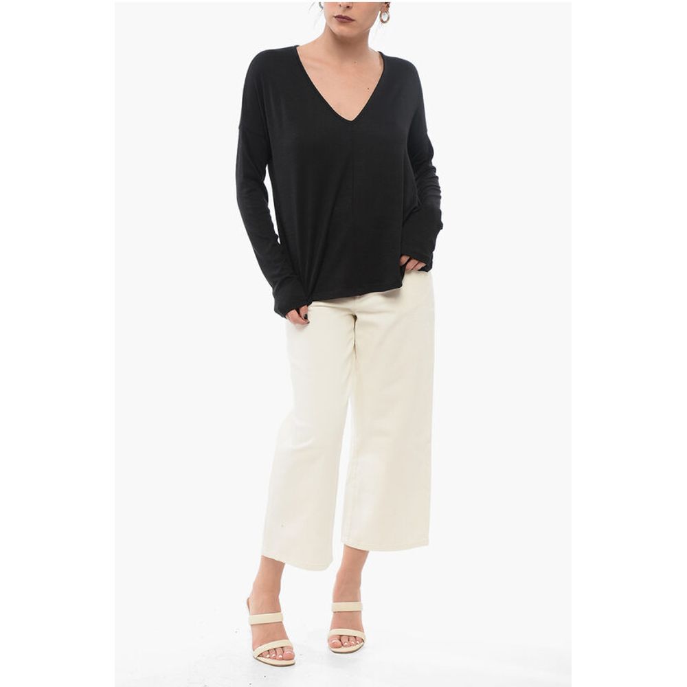 Rag&Bone V Neck Stretch Fabric Sweater