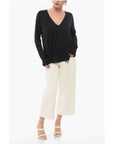 Rag&Bone V Neck Stretch Fabric Sweater