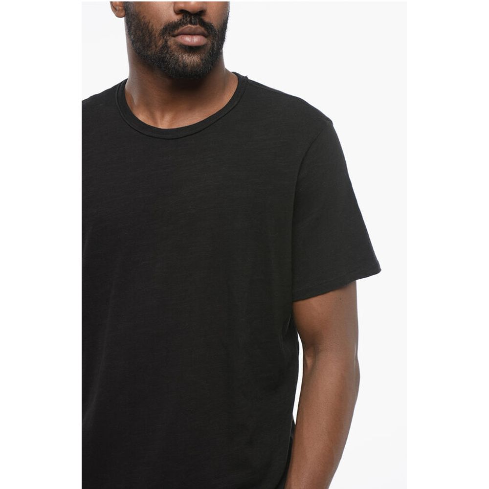 Rag&Bone Crew Neck Monochrome Cotton T-Shirt