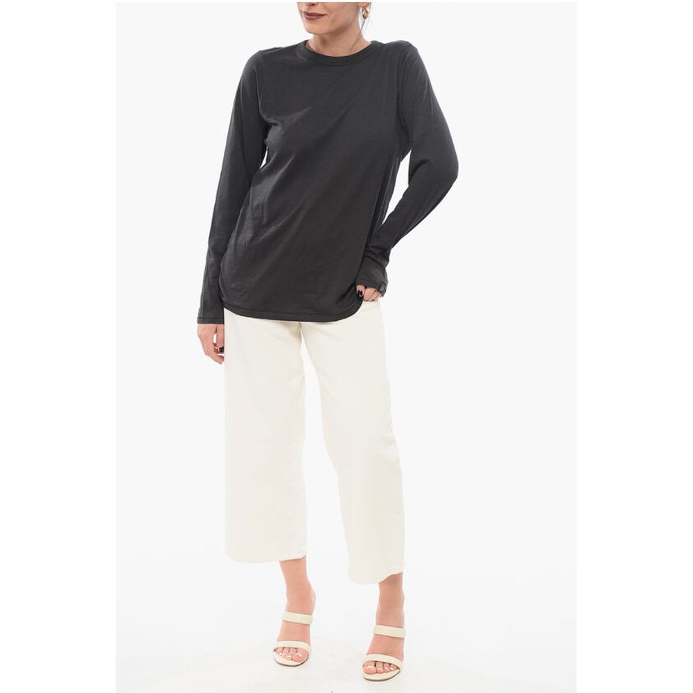Rag&Bone Long-sleeved Crew Neck Cotton T-Shirt