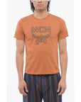 MCM Cotton Crew-Neck T-shirt with Contrast Print