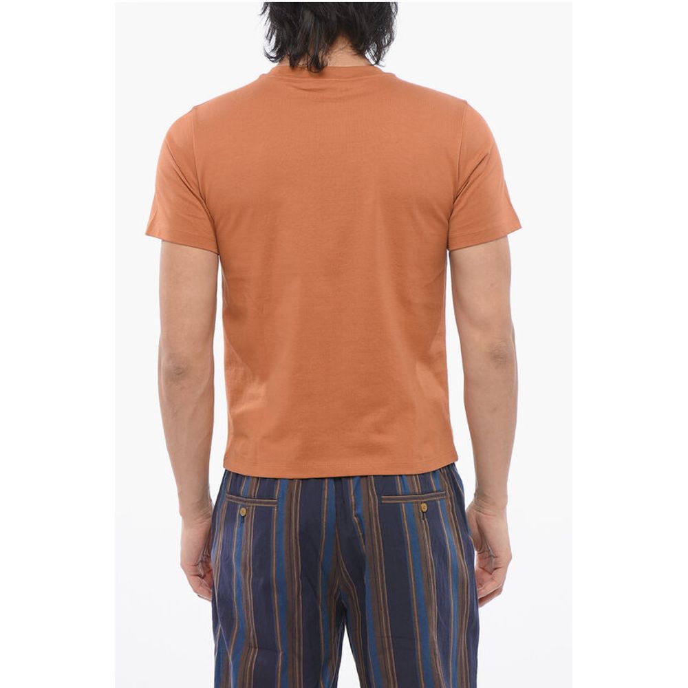 MCM Cotton Crew-Neck T-shirt with Contrast Print