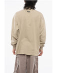 Fear Of God Crew Neck ETERNAL T-Shirt with Cuffs and Flocked Logo