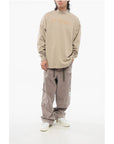 Fear Of God Crew Neck ETERNAL T-Shirt with Cuffs and Flocked Logo