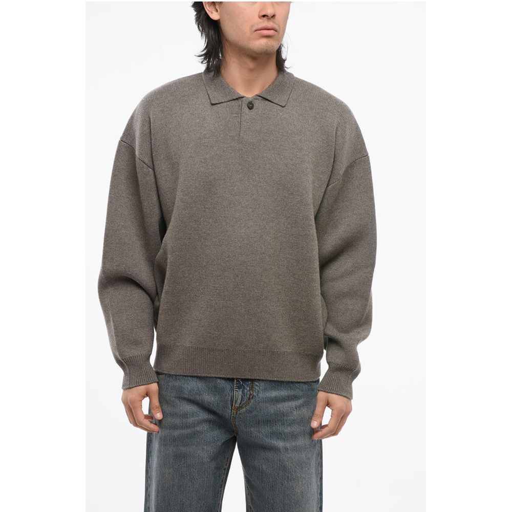 Fear Of God Polo Neck Virgin Wool Pullover