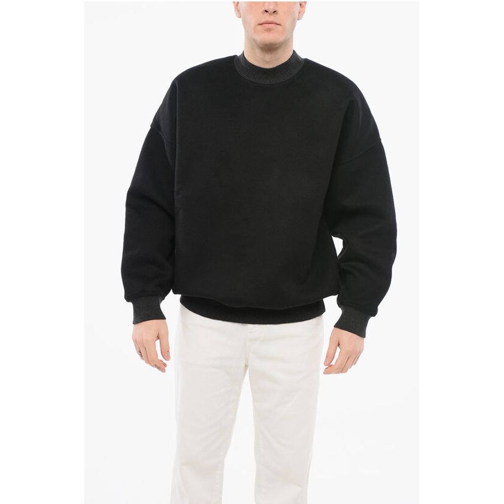 Fear Of God Crew Neck Loden Sweatshirt with Knitted Cuffs