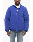 Gucci Nylon Down Jacket with Embroidered Logo and Removable Sleeve