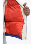 Gucci Nylon Down Jacket with Embroidered Logo and Removable Sleeve