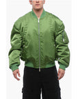 Off-White Padded ARROW Bomber Jacket with Removable Sleeves