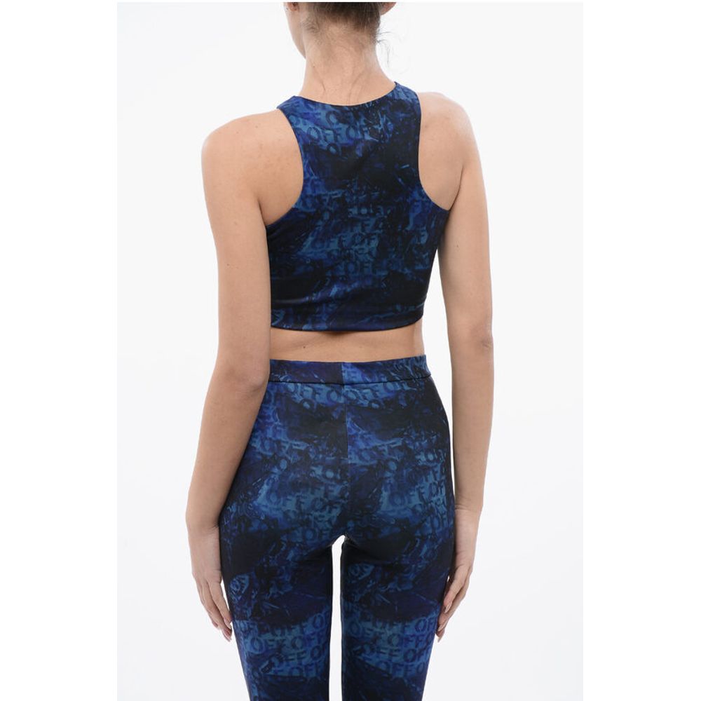 Off-White Printed AOP Crop Top