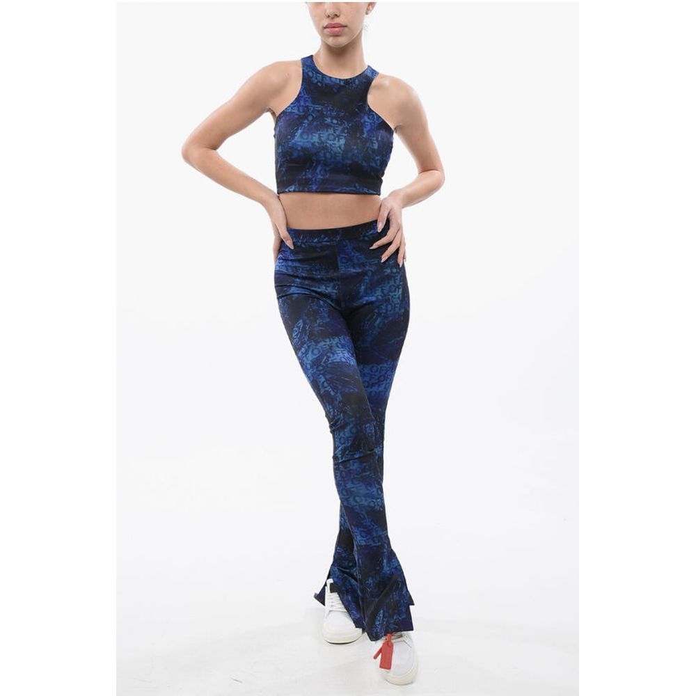 Off-White Printed AOP Crop Top