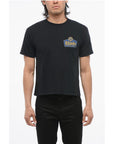 Rhude Cotton Crew-neck T-shirt with Back Maxi Print