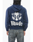 Rhude Nylon Jacket with Hood and 2-Pockets