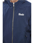 Rhude Nylon Jacket with Hood and 2-Pockets