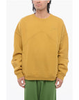 Rhude Fleeced-Cotton Crew-neck Sweatshirt with 2-Pockets