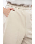 Ami Alexandre Mattiussi Leather Wide Leg Shorts
