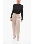 Ami Alexandre Mattiussi Crew Neck See Through Viscose Blend Sweater