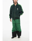 Amiri Velour RAIN FOREST Track Sweatshirt with Tape Side Bands