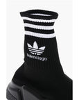 Balenciaga Fabric Sock High Top Sneakers with Rib Details