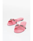 Balenciaga Leather CAGOLE Sandals with Maxi Studs and Buckle