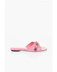 Balenciaga Leather CAGOLE Sandals with Maxi Studs and Buckle