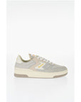 Etonic Leather Two-Tone Low-Tone Low-Top Sneakers with Fabric Detai