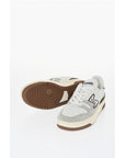 Etonic Leather and Suede Low-Top Sneakers with Contrast Details