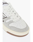 Etonic Leather and Suede Low-Top Sneakers with Contrast Details