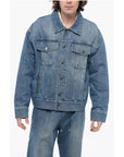 Balmain BALMAIN X POKEMON Denim Jacket with Logoed Buttons