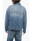 Balmain BALMAIN X POKEMON Denim Jacket with Logoed Buttons