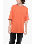 Balmain Cotton Oversized T-Shirt with Printed Logo
